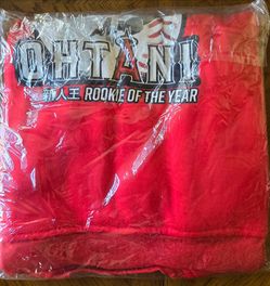 Ohtani Rookie of the Year Red sweatshirt