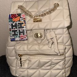 NWT HAWAII’S FINEST Ivory Triangle Quilt Backpack