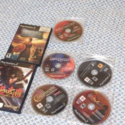 Playstation 2 Games Bundle Drakengard Onimusha Dawn Of Dreams Manhunt Rygar Castlevania Curse Of Darkness Dark Cloud Red Faction Join The Revolution