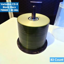 Verbatim CD-R Blank Discs - Recordable Disc CD
