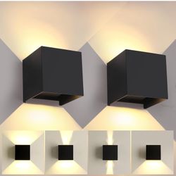 Mille Lucciole 2 Pack Outdoor Wall Lights Exterior/Interior LED Wall Sconces