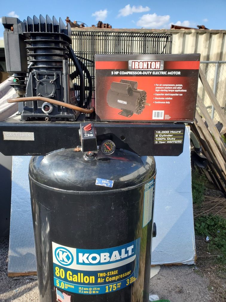 Kobalt 80 Gallon Air Compressor