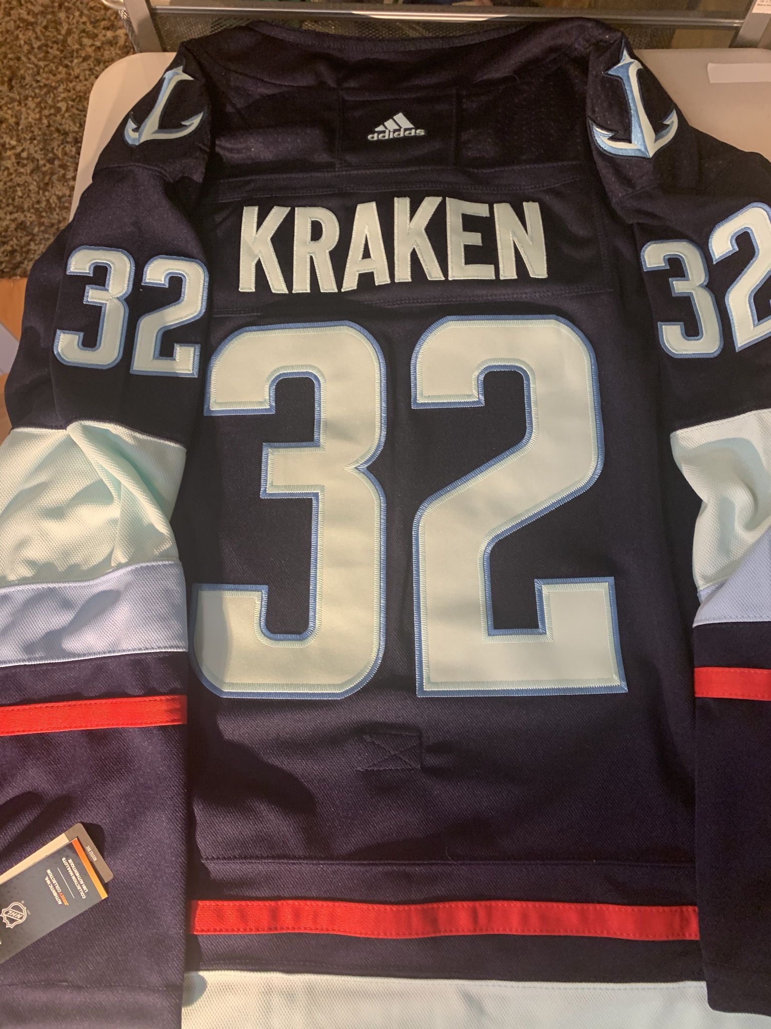Authentic Seattle Kraken Hockey Jersey (Size 52 = Large) for Sale in  Seattle, WA - OfferUp