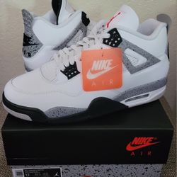 Jordan 4 White Cement 
