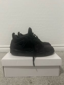 Size 11 Jordan 4 black cat trainers  #sneakers #basketball