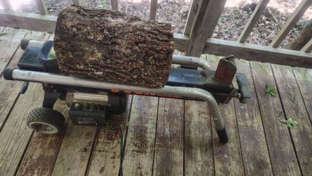 Electric wood splitter and table saw