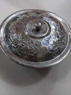 Nasco Italy Aluminum Bowl With Lid New