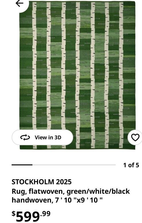 Stockholm 2025 Rug