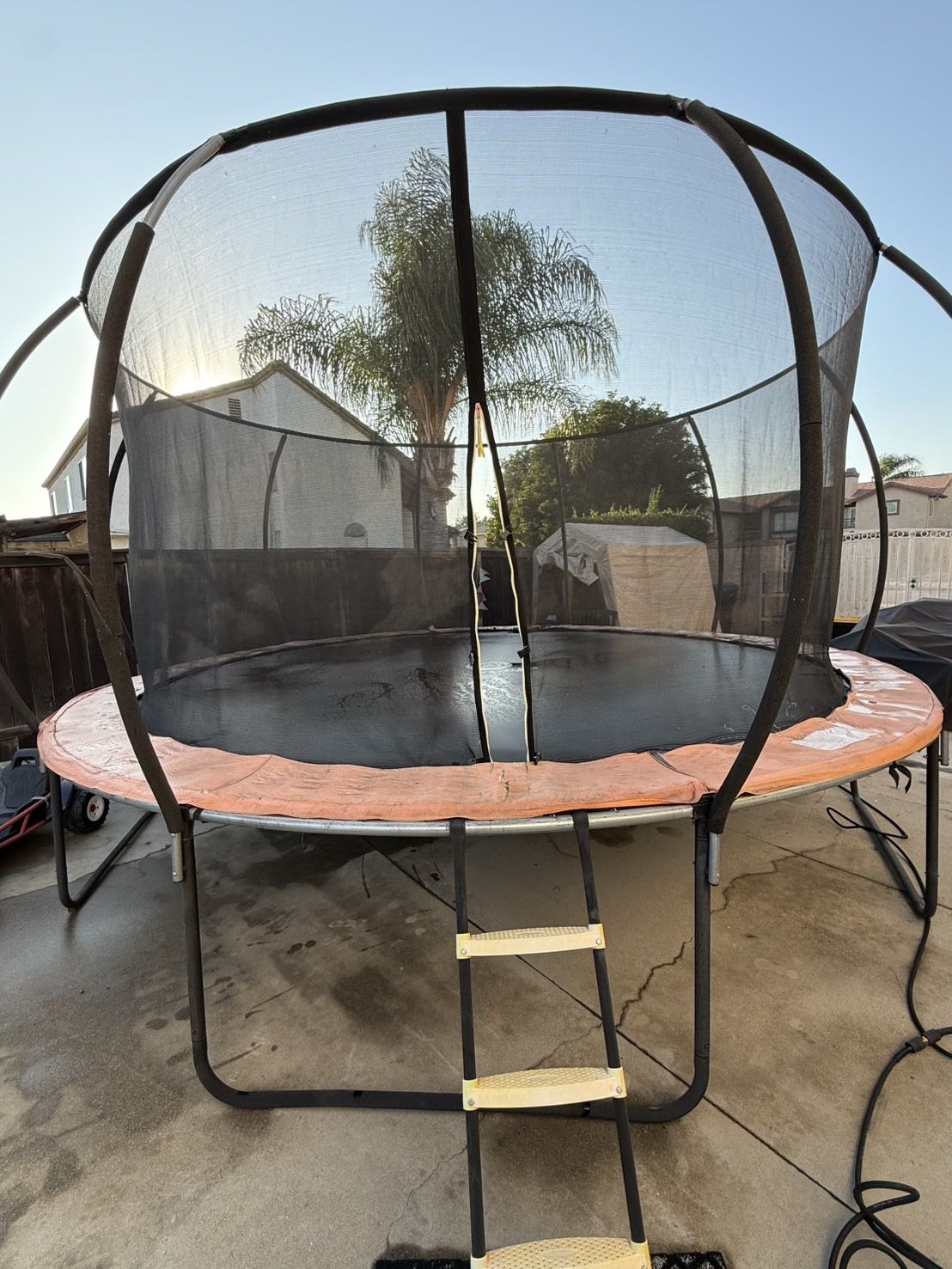 Jumpzylla 10FT Trampoline with Enclosure & Double Color Pad Cover