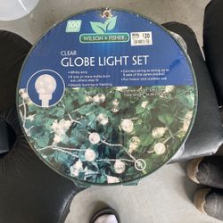 100 Clear Globe Light Set $10