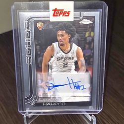 2025-26 DYLAN HARPER TOPPS CHROME AUTO 🔥