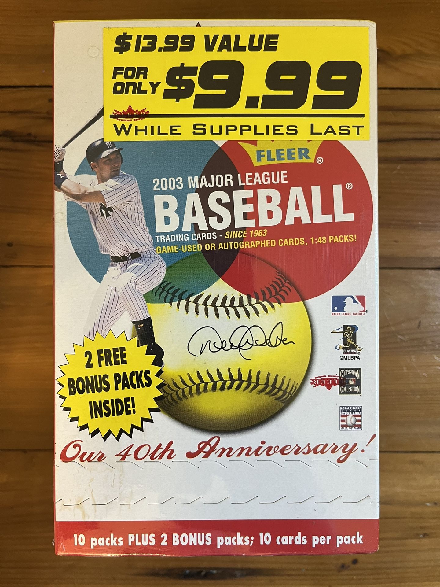 2003 Fleer Tradition MLB Baseball Blaster Box