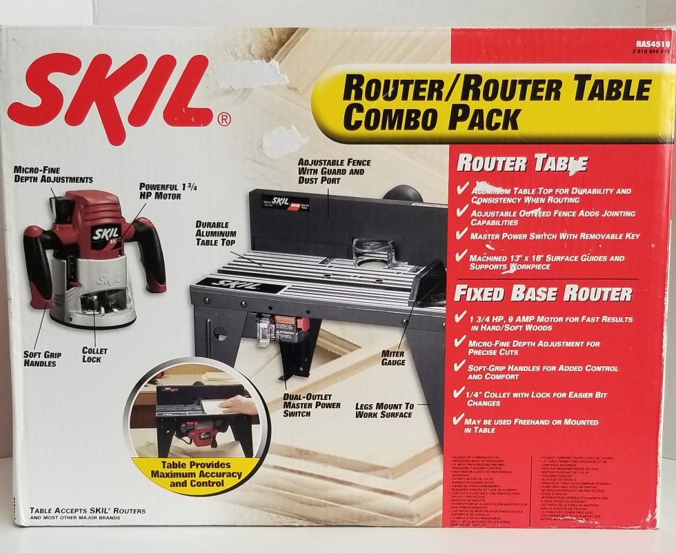 SKIL ROUTER TABLE COMBO PACK