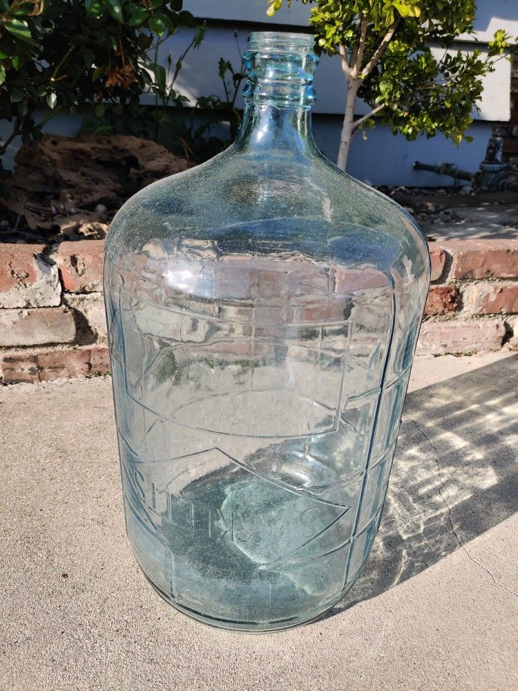Sparkletts 5 Gallon Glass Bottle Water Jug