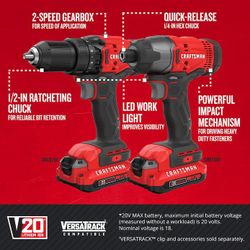 Craftsman drill and impact