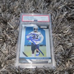 Derwin James Signed 2018 Prizm Rookie Card #248 Chargers PSA/DNA GEM MT 10 AUTO