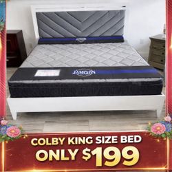 Spring Blowout Sale. Colby King-Size Bed Only $199. Easy Finance Option. Same-Day Delivery.