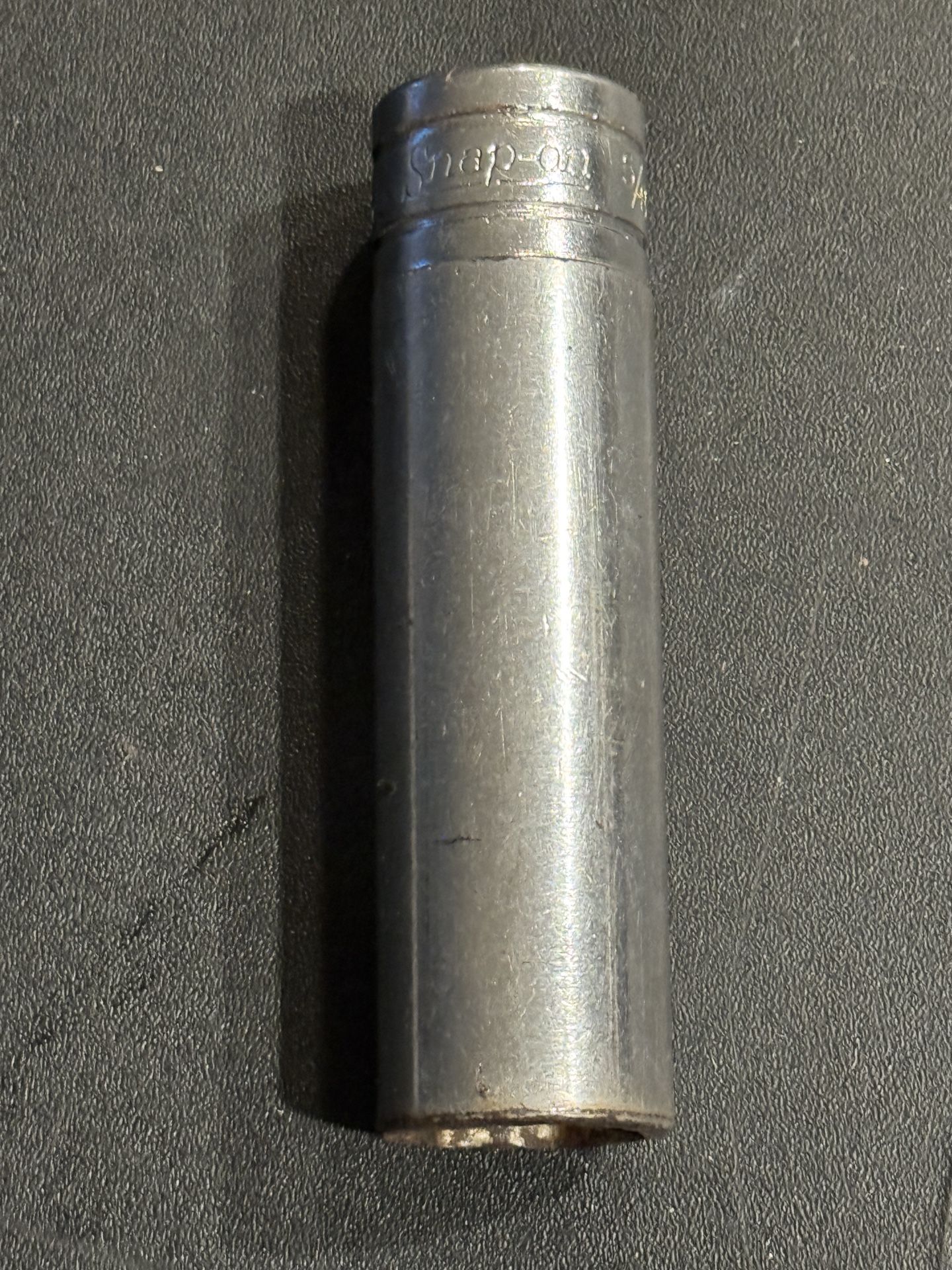 Snap On Tools TS201 1/2” Dr 6Pt SAE 5/8” Flank Dr Deep Chrome Socket USA