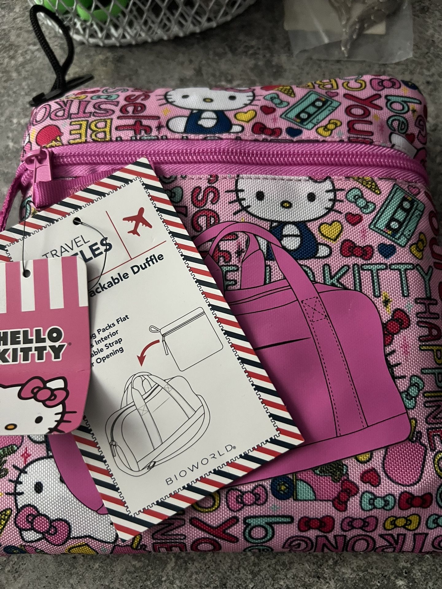 Hello Kitty Travel Packable Duffle