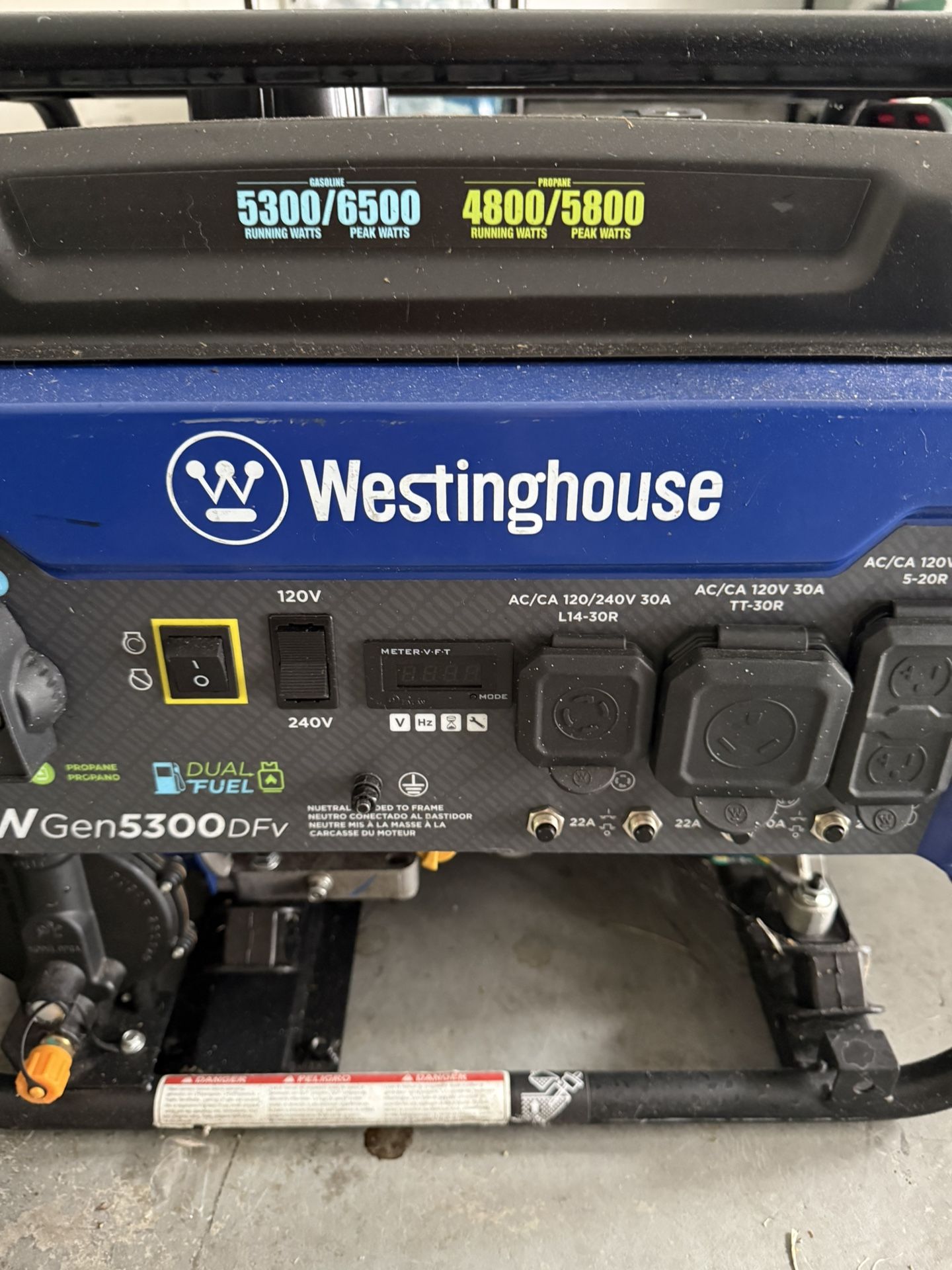 Westinghouse 5300/6500 Generator