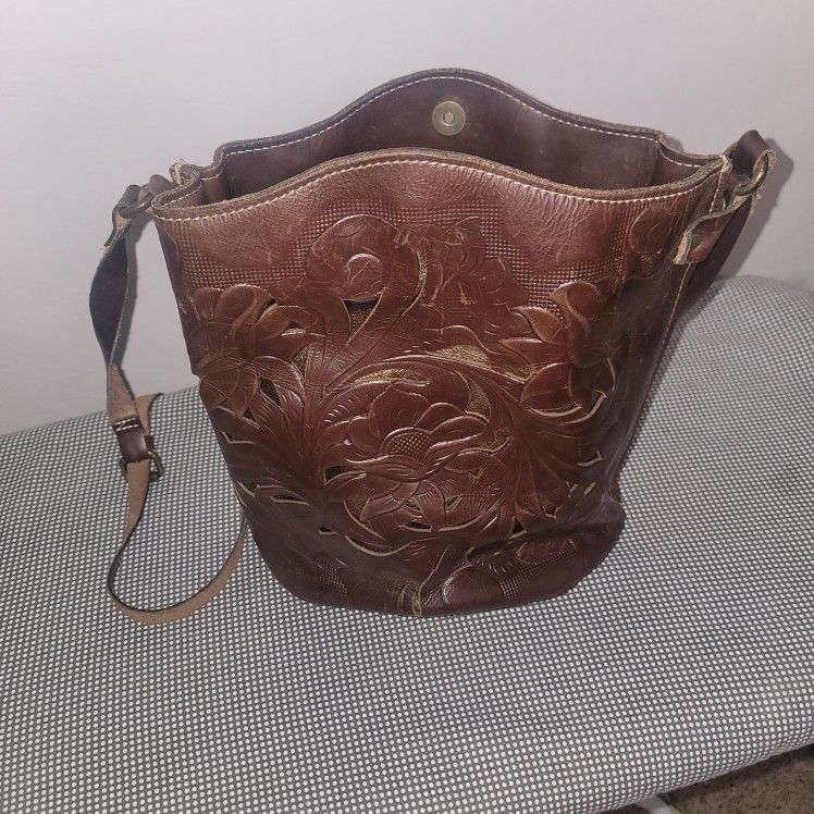 Patricia Nash Brown Leather Purse