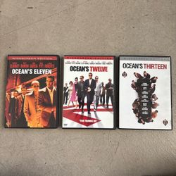 Ocean's Trilogy 3-DVD Lot: Eleven, Twelve, Thirteen (Widescreen Editions)