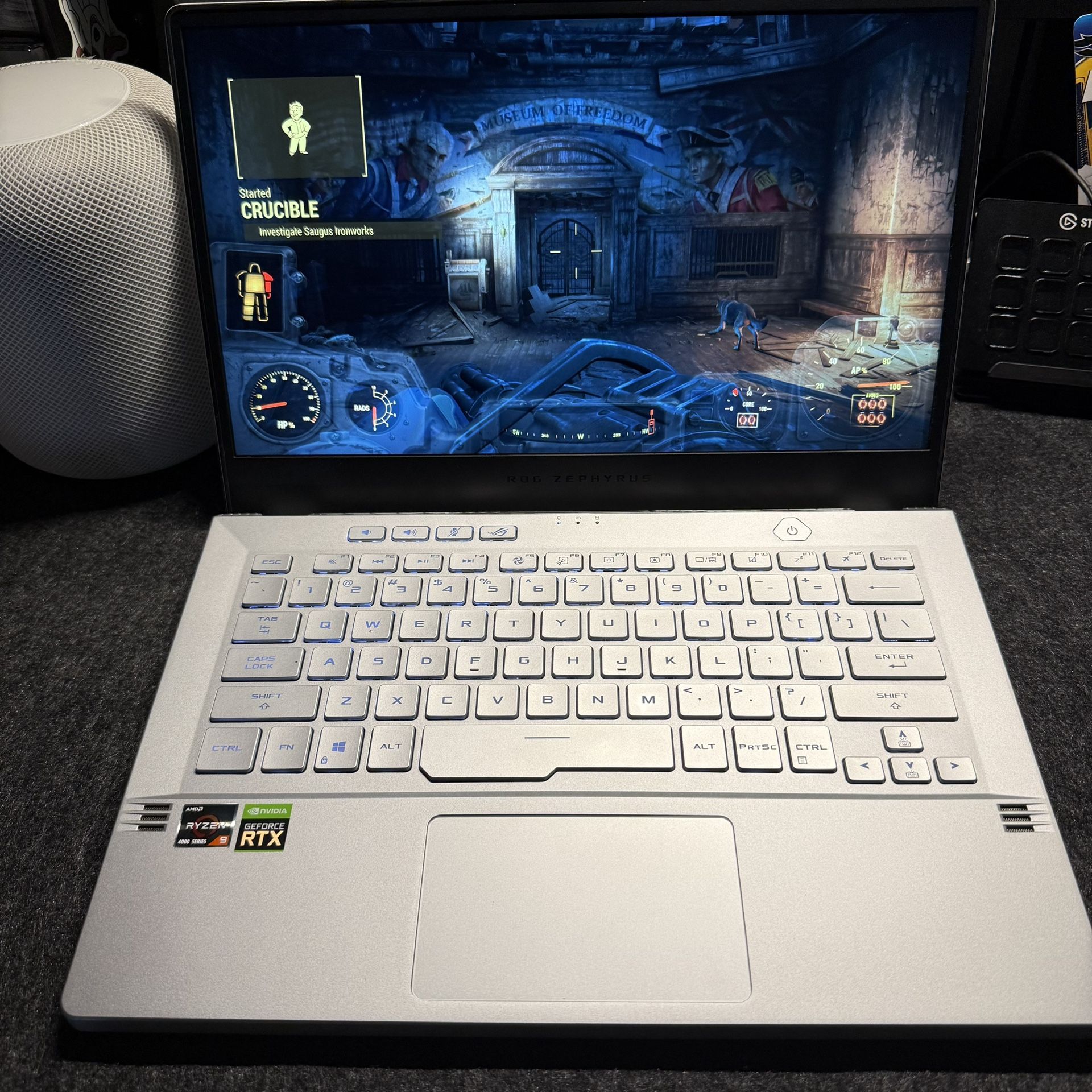 ASUS - ROG Zephyrus G14 14" Gaming Laptop - AMD Ryzen 9 - 16GB Memory - NVIDIA GeForce RTX 2060 Max-Q - 1TB SSD