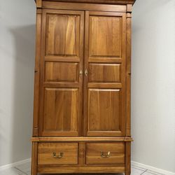 Authentic Harden Oak Armoire 