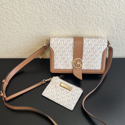 michael kors crossbody & wallet set