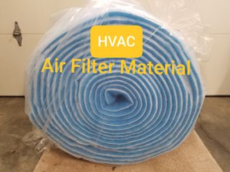HVAC - Air filtration media 25” x 90’ x 1"