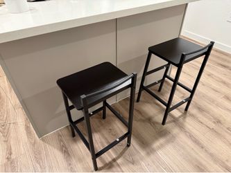 Barstools Set of 2, 24” Counter Height Stools