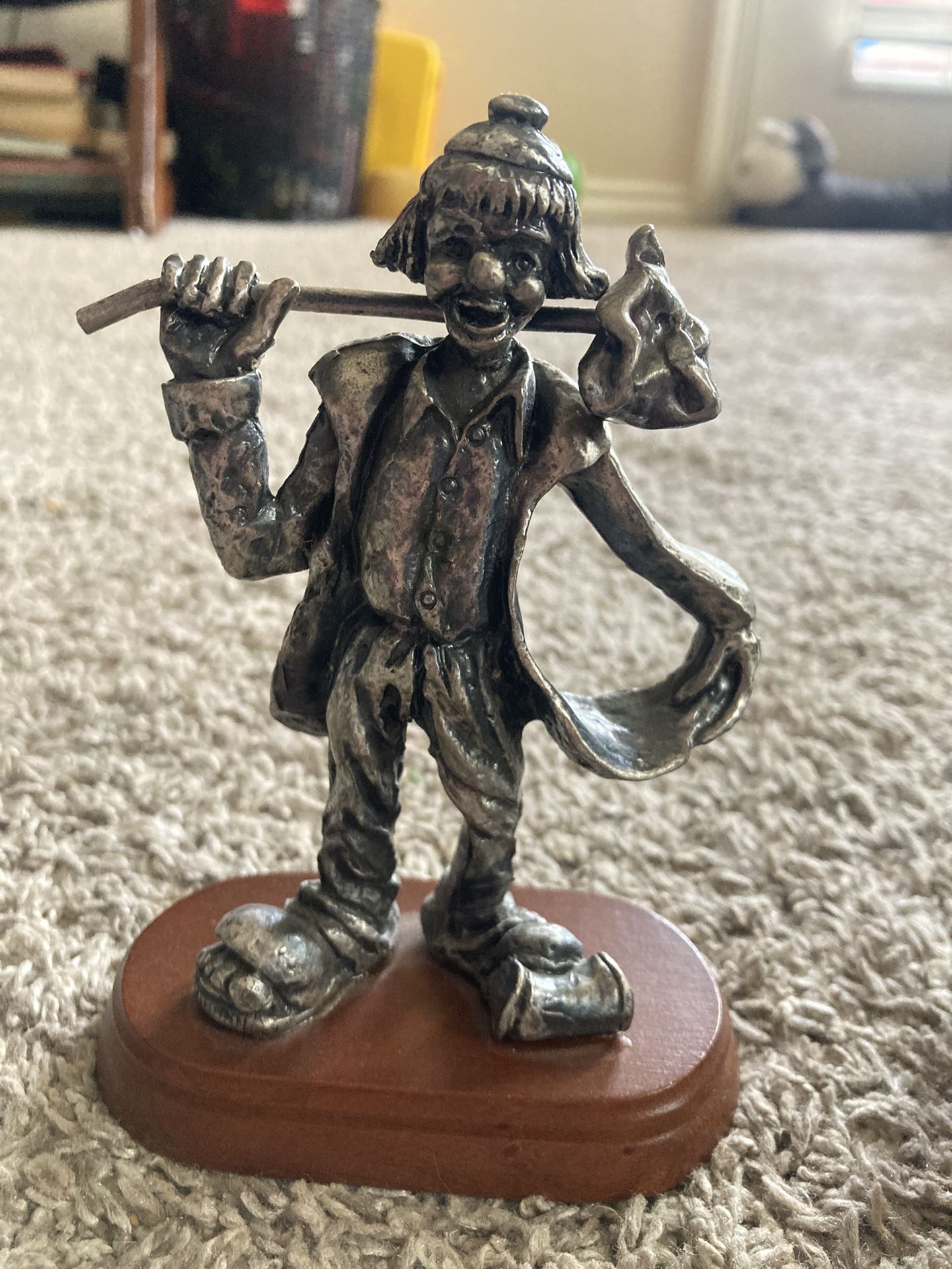 Pewter Clown/Bowl