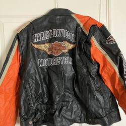 Harley Davidson Leather Men’s Jacket New Size 2XXl
