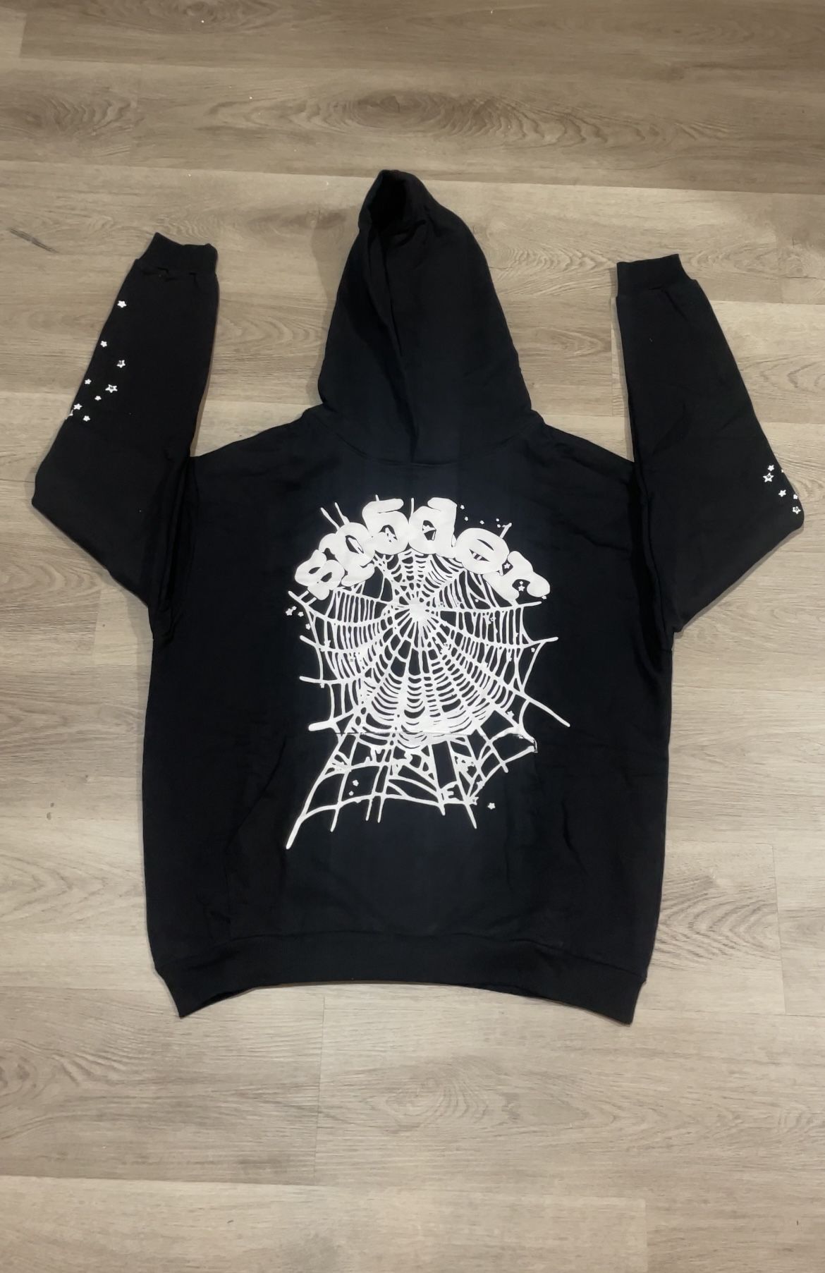 black spider hoodie