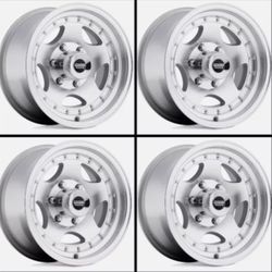 American Racing AR23 Machined 5x4.5 (5x114.3) Wheel Rim 15x8 ET -19 (QTY 4)