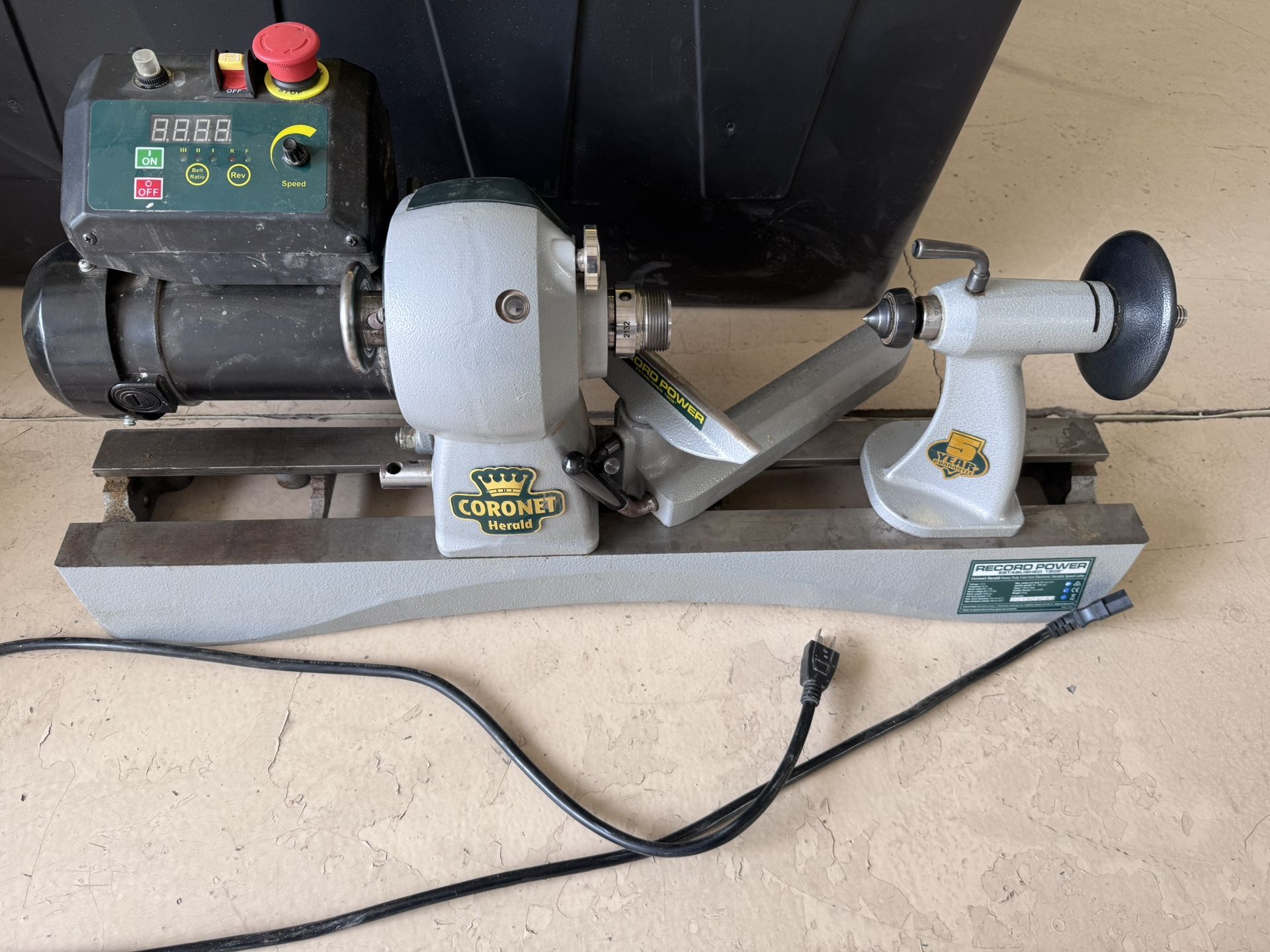 Record Power Cornet Harold Wood Lathe