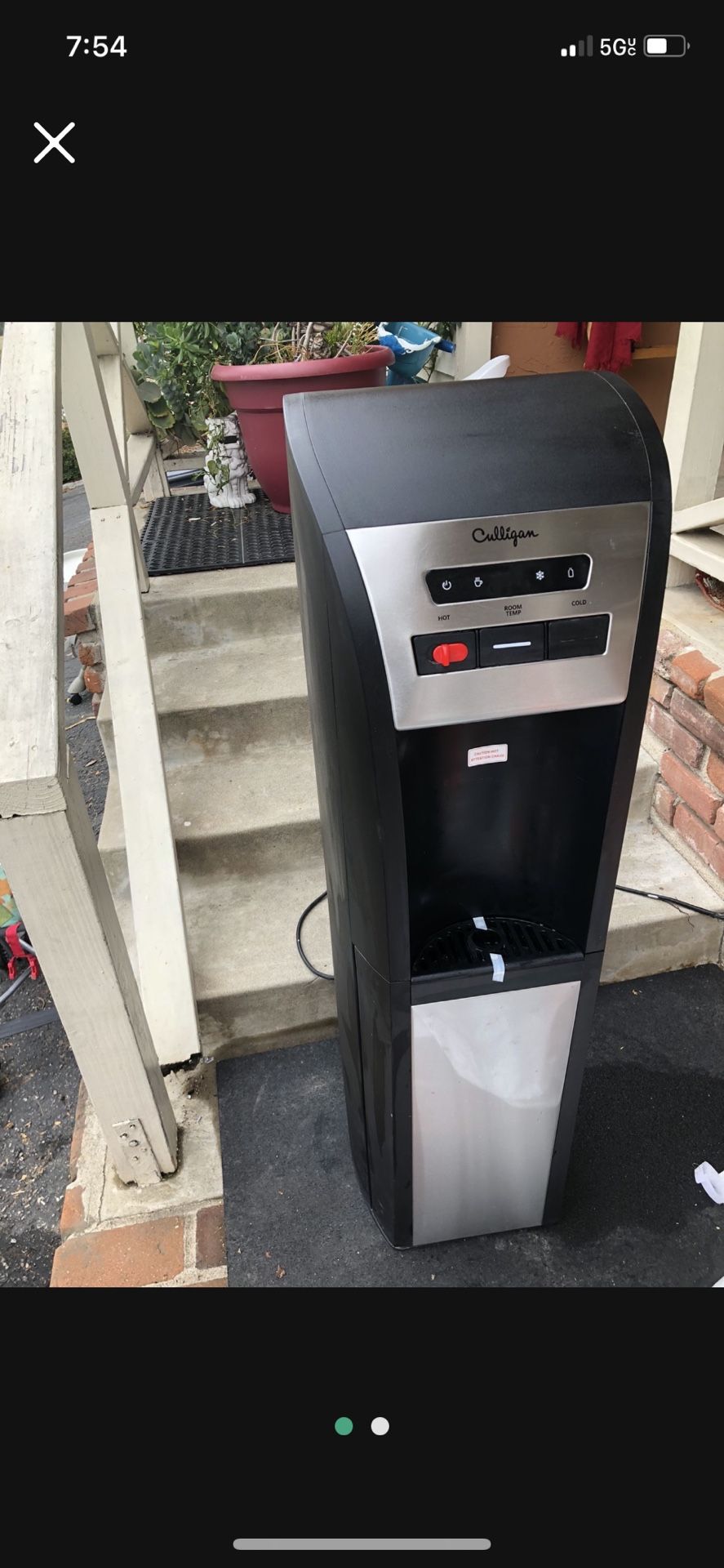 Firm Ptice Like New Culigan Bottom Load Water Dispenser Hot And Cold Water Dispenser Tested Works Perfectly