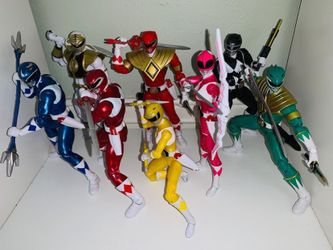 Mighty Morphin Power Rangers Legacy Collection (Metallic with weapons)