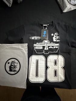 Hellstar Studios #08 Black Graphic T-Shirt