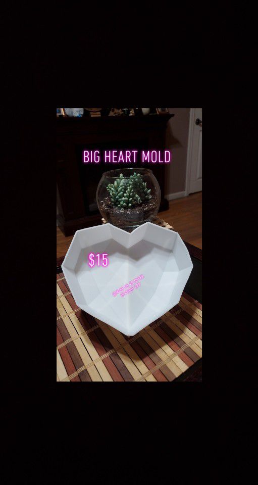 Big Heart Silicone Mold