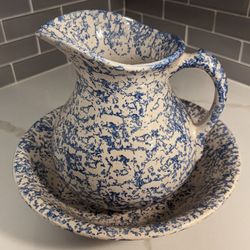Robinson Ransbottom Bowl And Pitcher