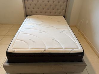 Bed frame and mattress