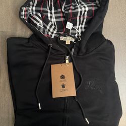 Black Burberry Hoodie