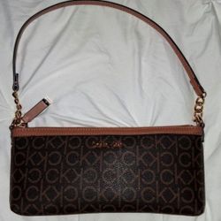 Calvin Klein monogram clutch