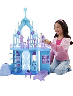 Disney Frozen Elsa’s Frozen Castle Dollhouse Playset Olaf New Elsa 
