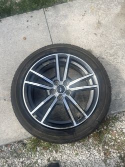 One Mustang Rim