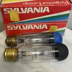 2x / Two Vintage Sylvania Projector Lamp Bulb DEJ 750W. - 120-125V.