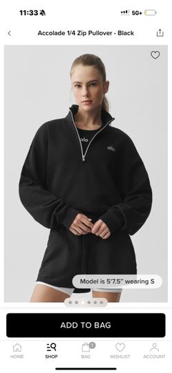 Alo Accolade 1/4 zip pullover