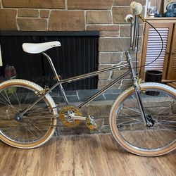 1 Of 100 Mint condition MONZA 24 Inch CHROME BMX Cruiser with Old School and Repro parts. Monza Sweden
