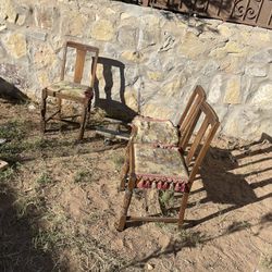 Wooden 3 Chairs $10